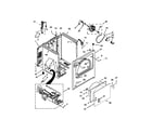 Whirlpool 7MMGDC410BW0 cabinet parts diagram