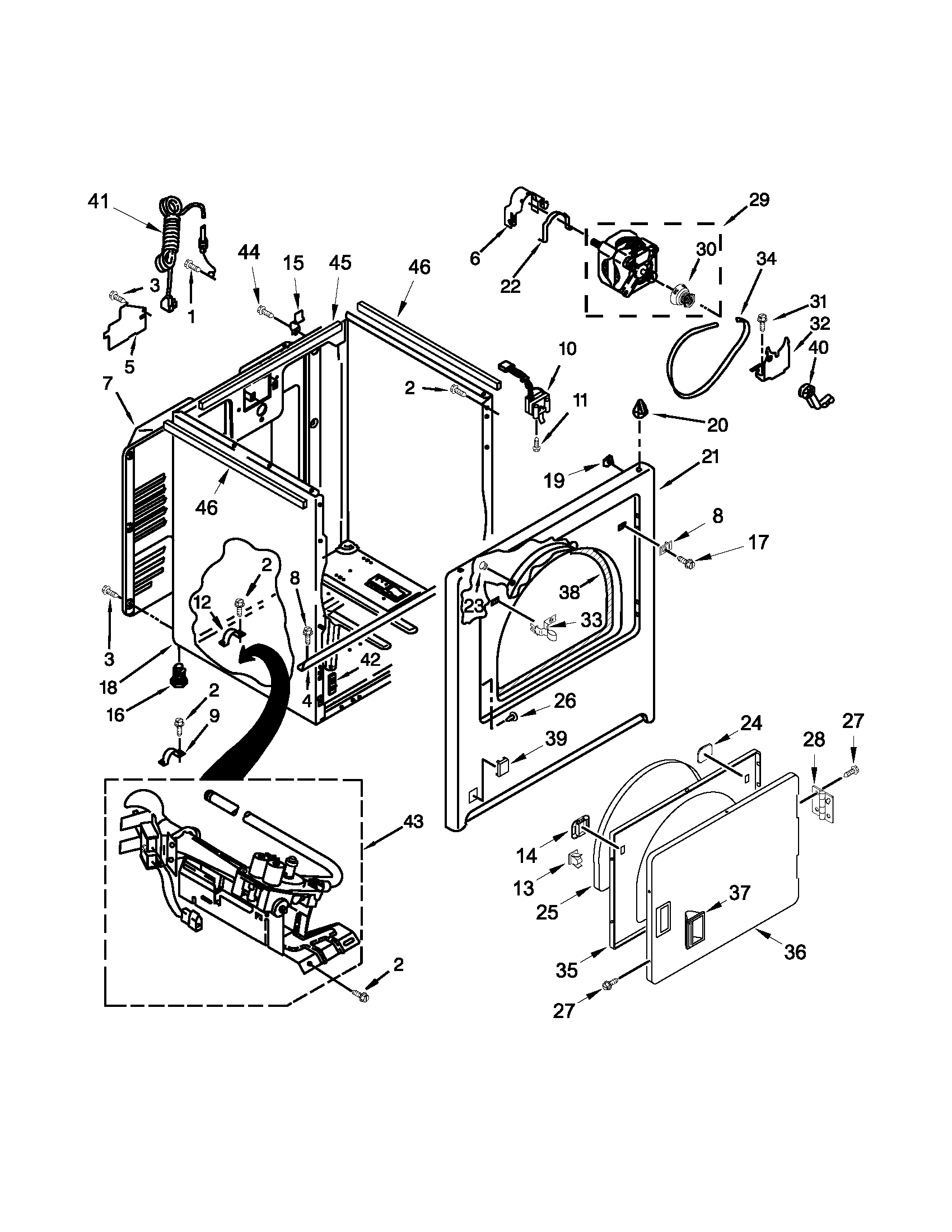 Cabinet parts