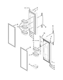 Refrigerator door parts