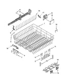 Upper rack and track parts