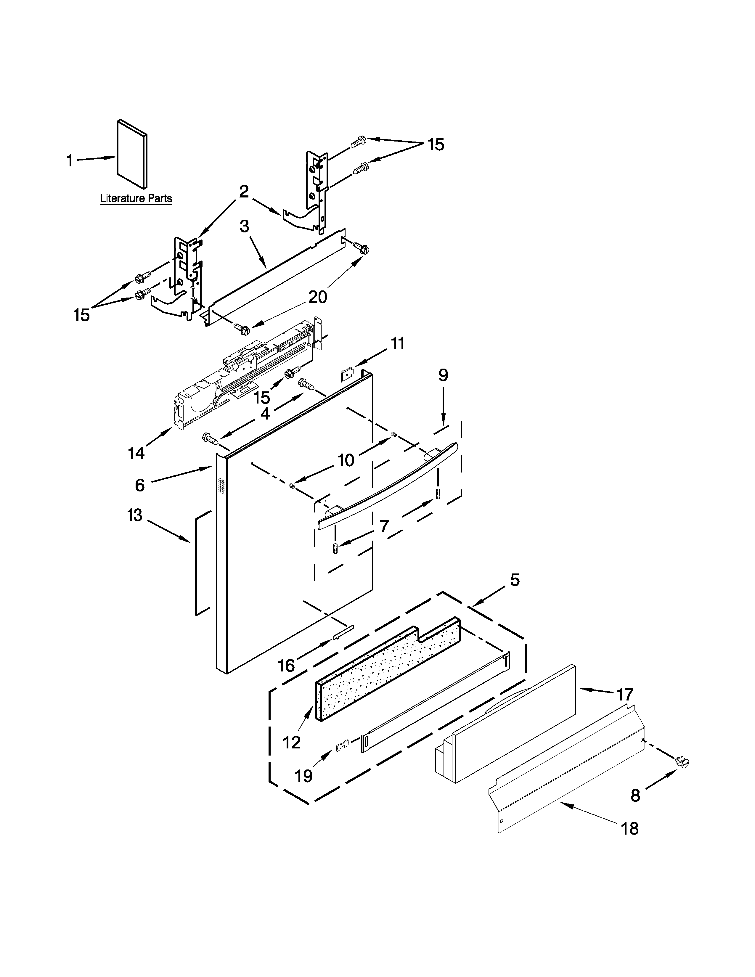 Door panel parts