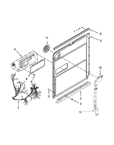 Inner door parts