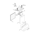 Maytag MDB7749SBQ3 door and panel parts diagram