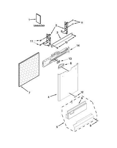 Door and panel parts