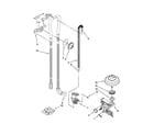 Maytag MDB7749SBM3 fill, drain and overfill parts diagram