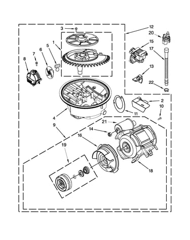Pump and motor parts