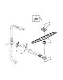 Upper wash and rinse parts