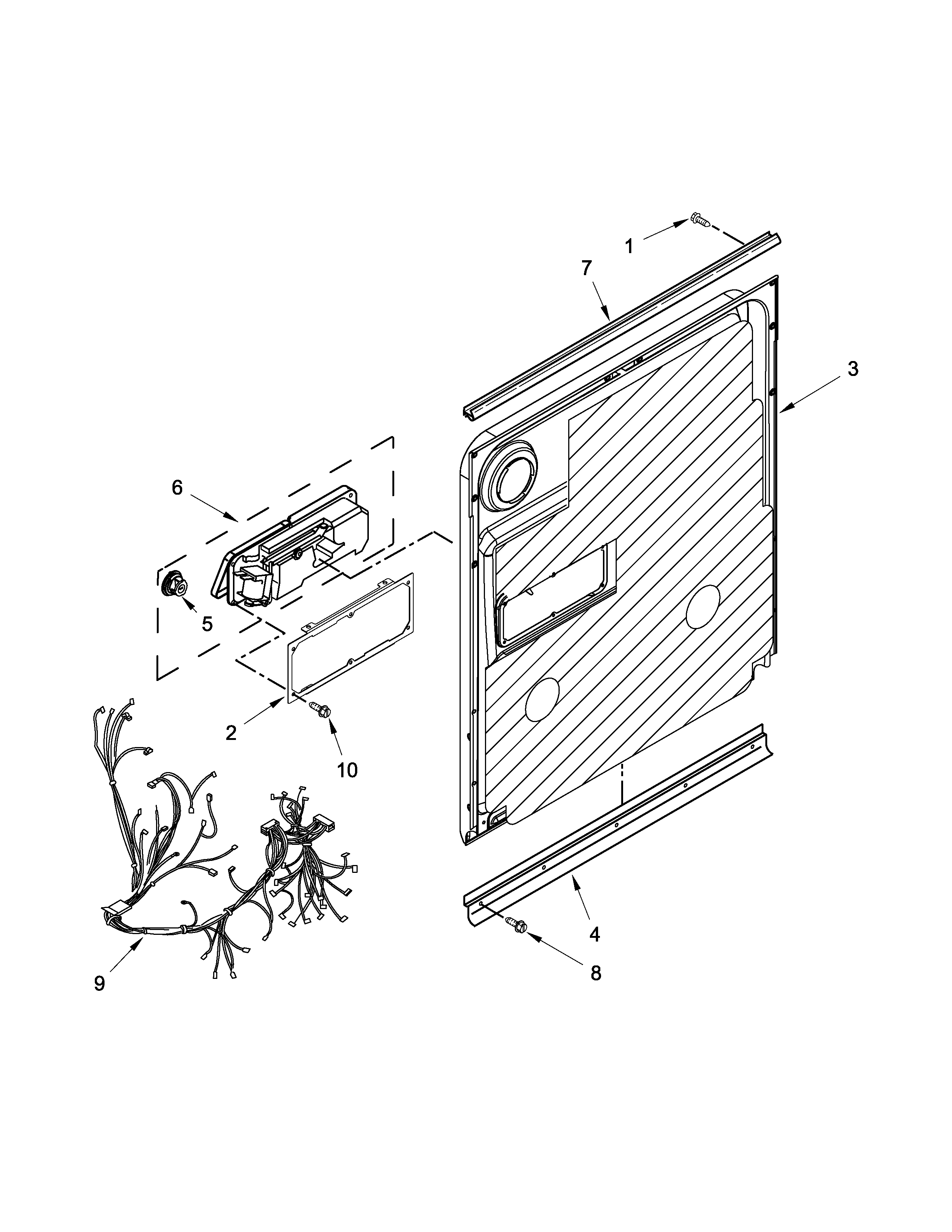 Inner door parts