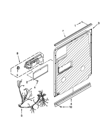 Inner door parts