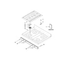 Whirlpool WFG520S0AW0 cooktop parts diagram