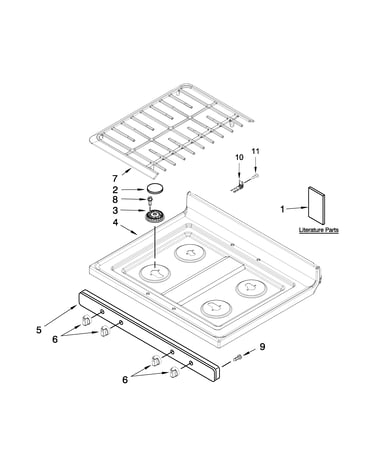 Cooktop parts