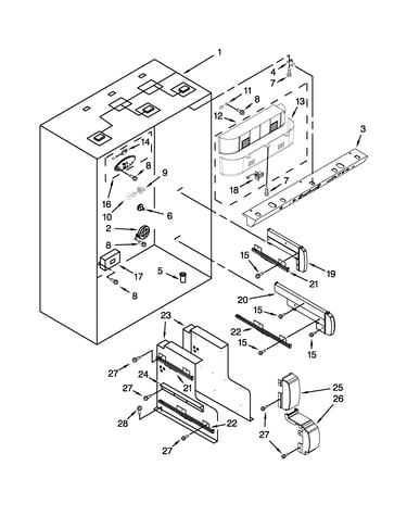 Refrigerator liner parts