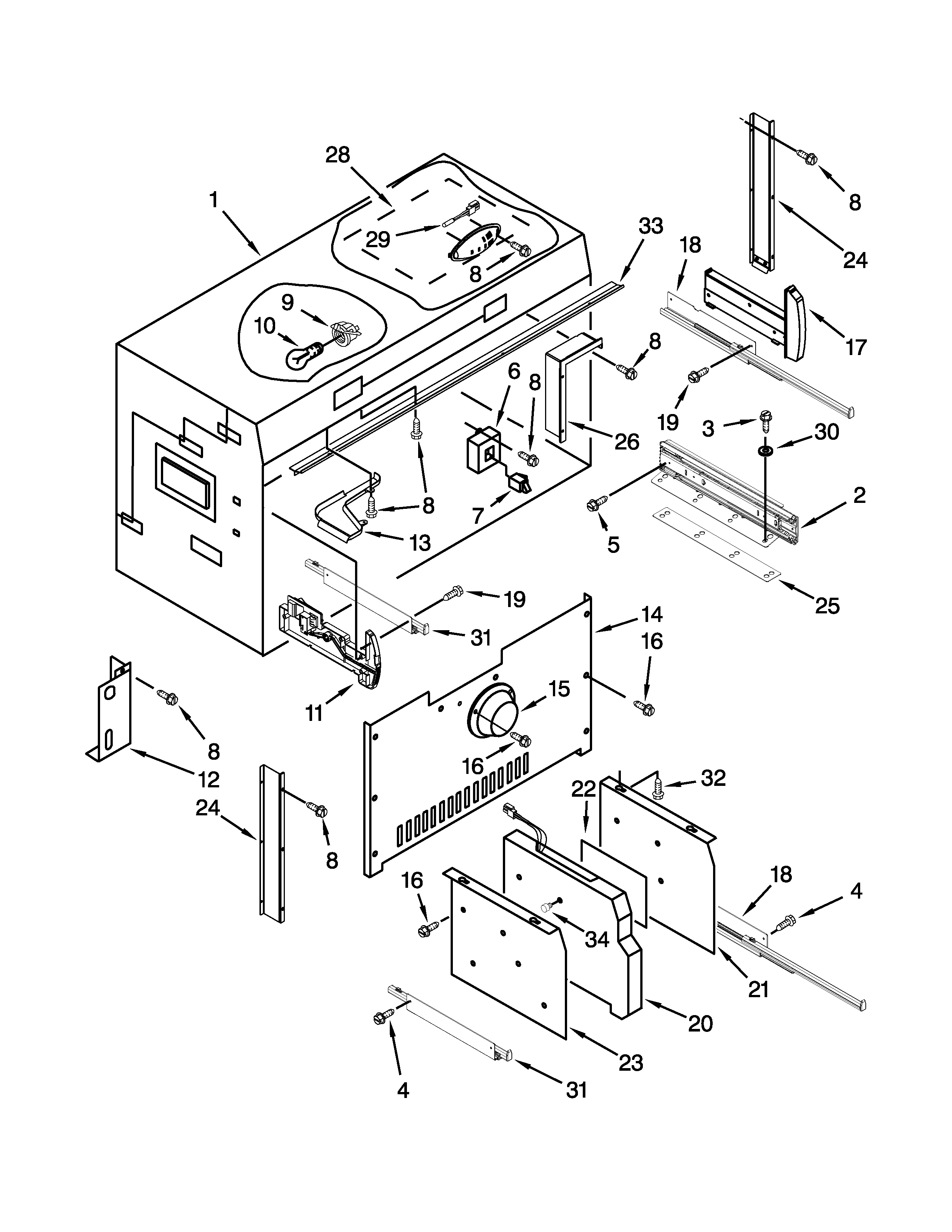 Freezer liner parts