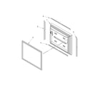 KitchenAid KFCO22EVBL3 freezer door parts diagram