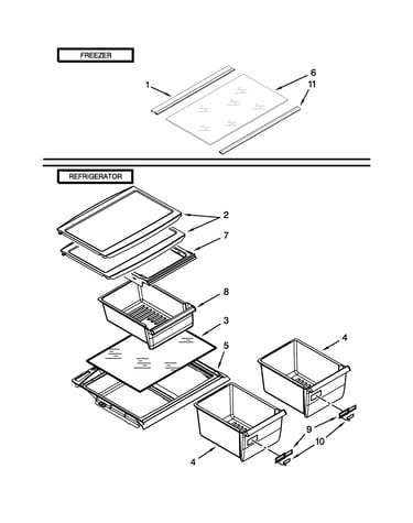 Shelf parts
