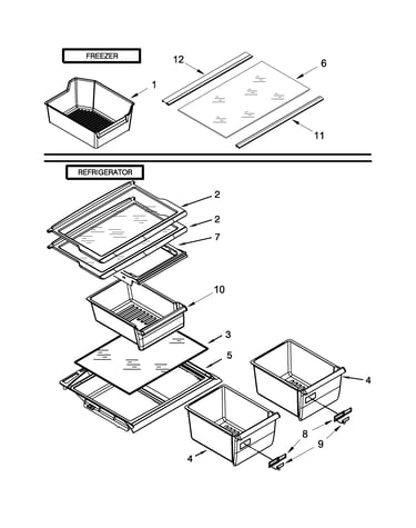 Shelf parts