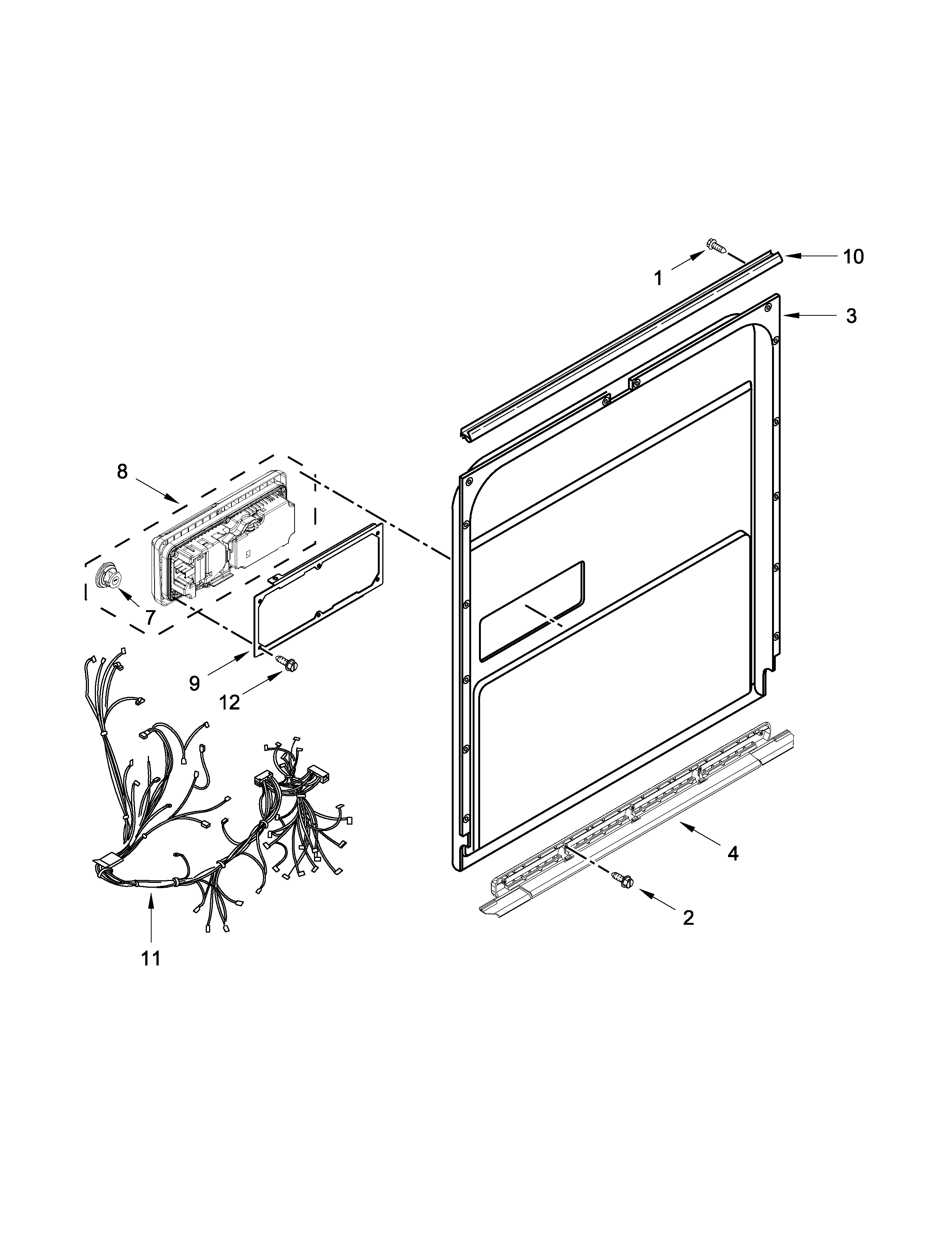 Inner door parts