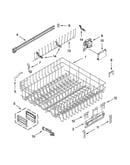 Upper rack and track parts