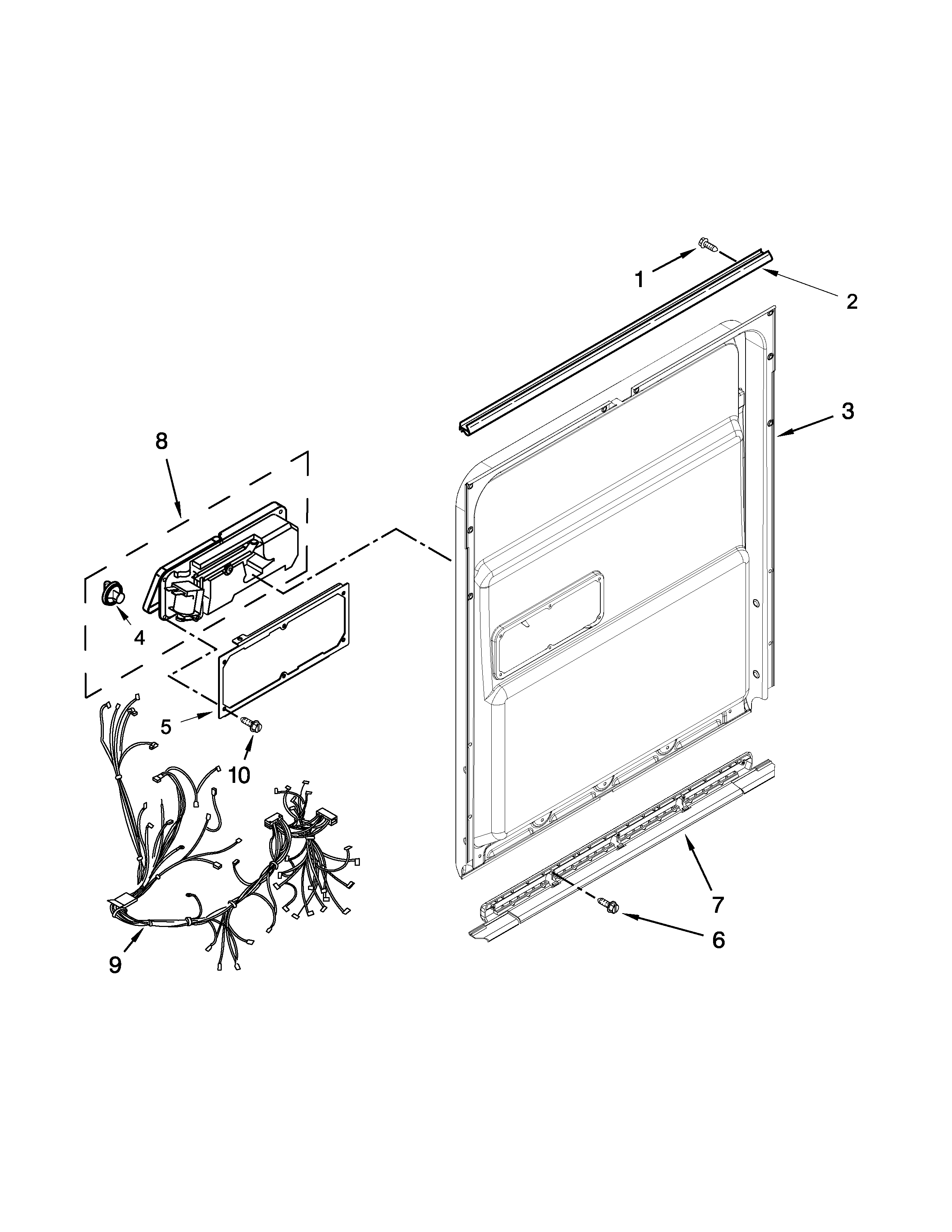 Inner door parts