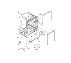 Whirlpool 7WDT790SAYM3 tub and frame parts diagram