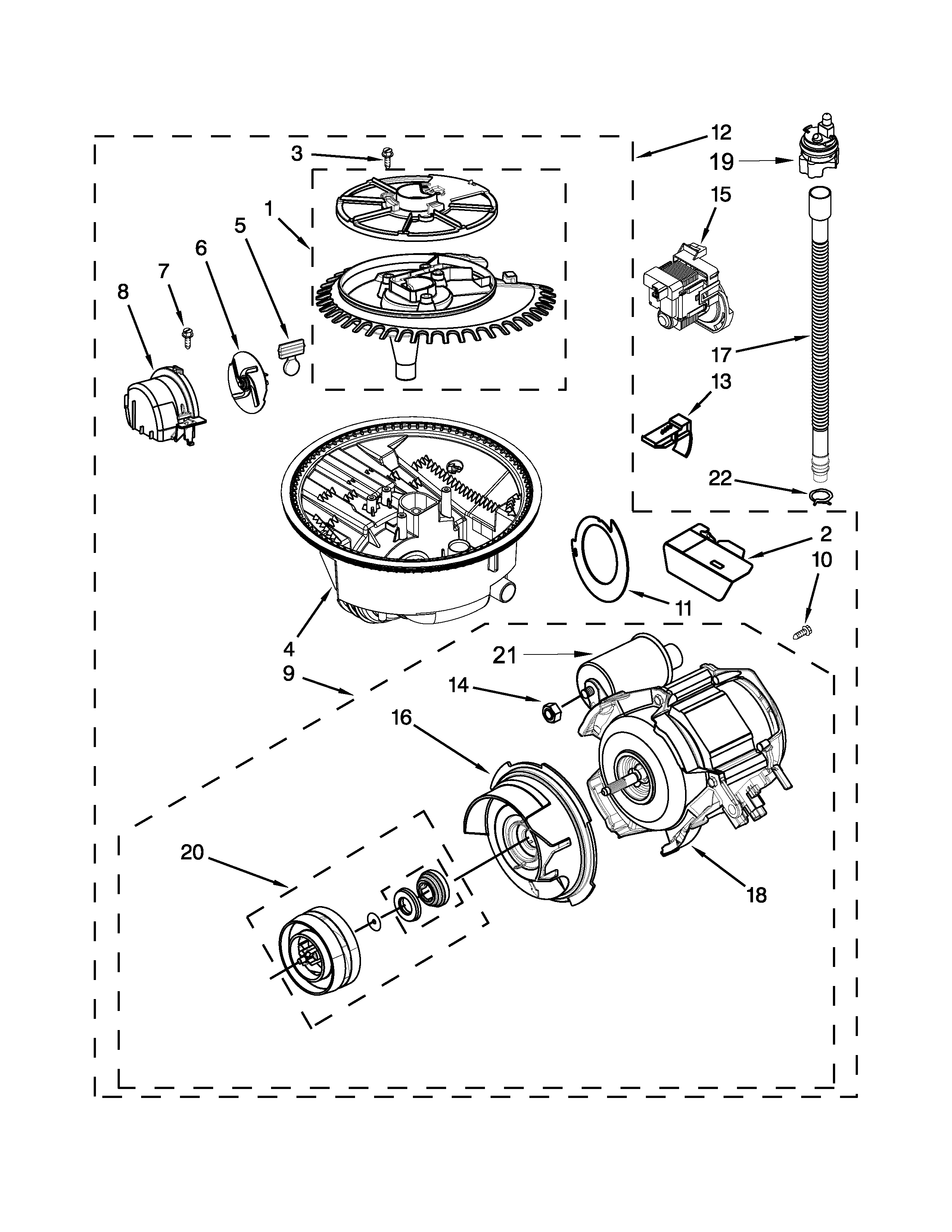 PUMP AND MOTOR PARTS