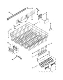 Upper rack and track parts