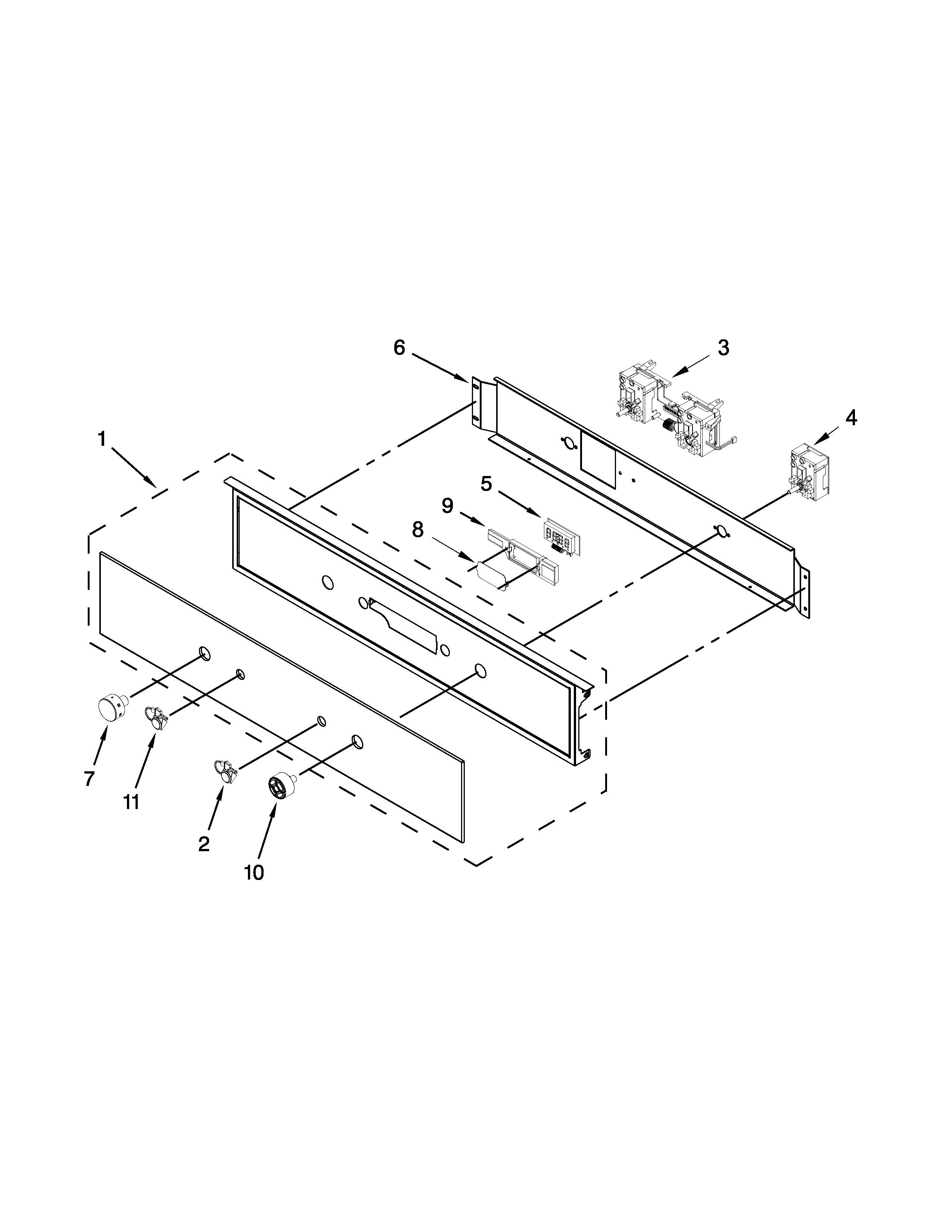 Control panel parts