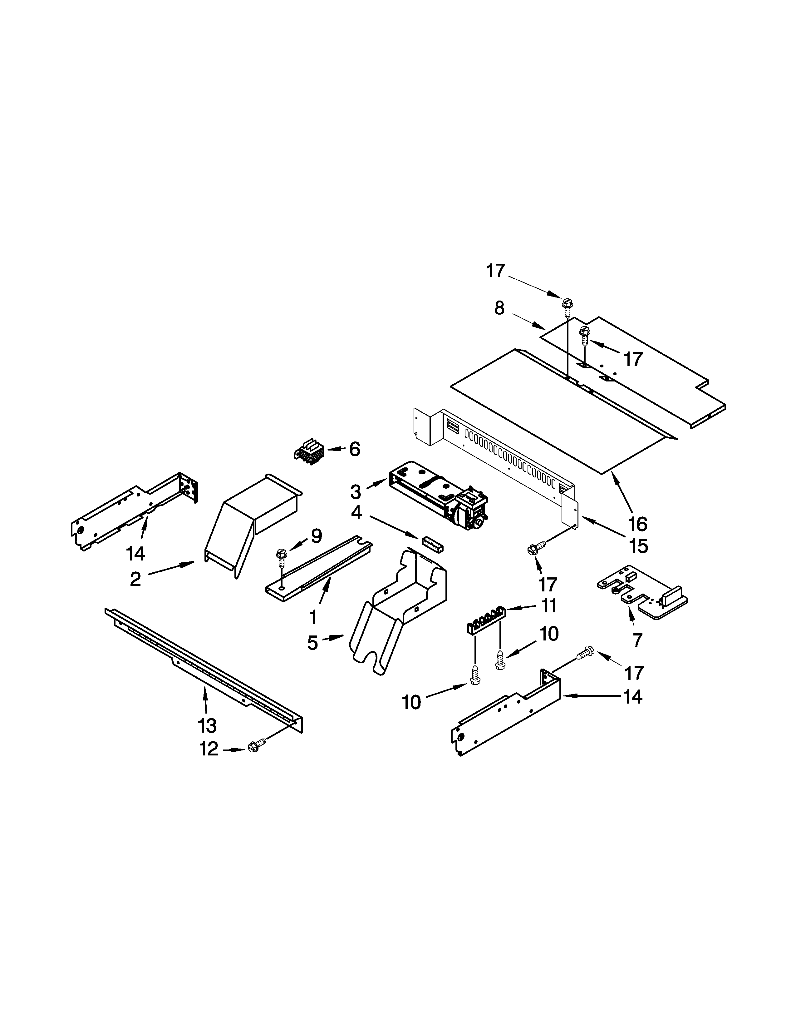 Top venting parts