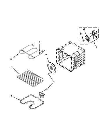 Internal oven parts