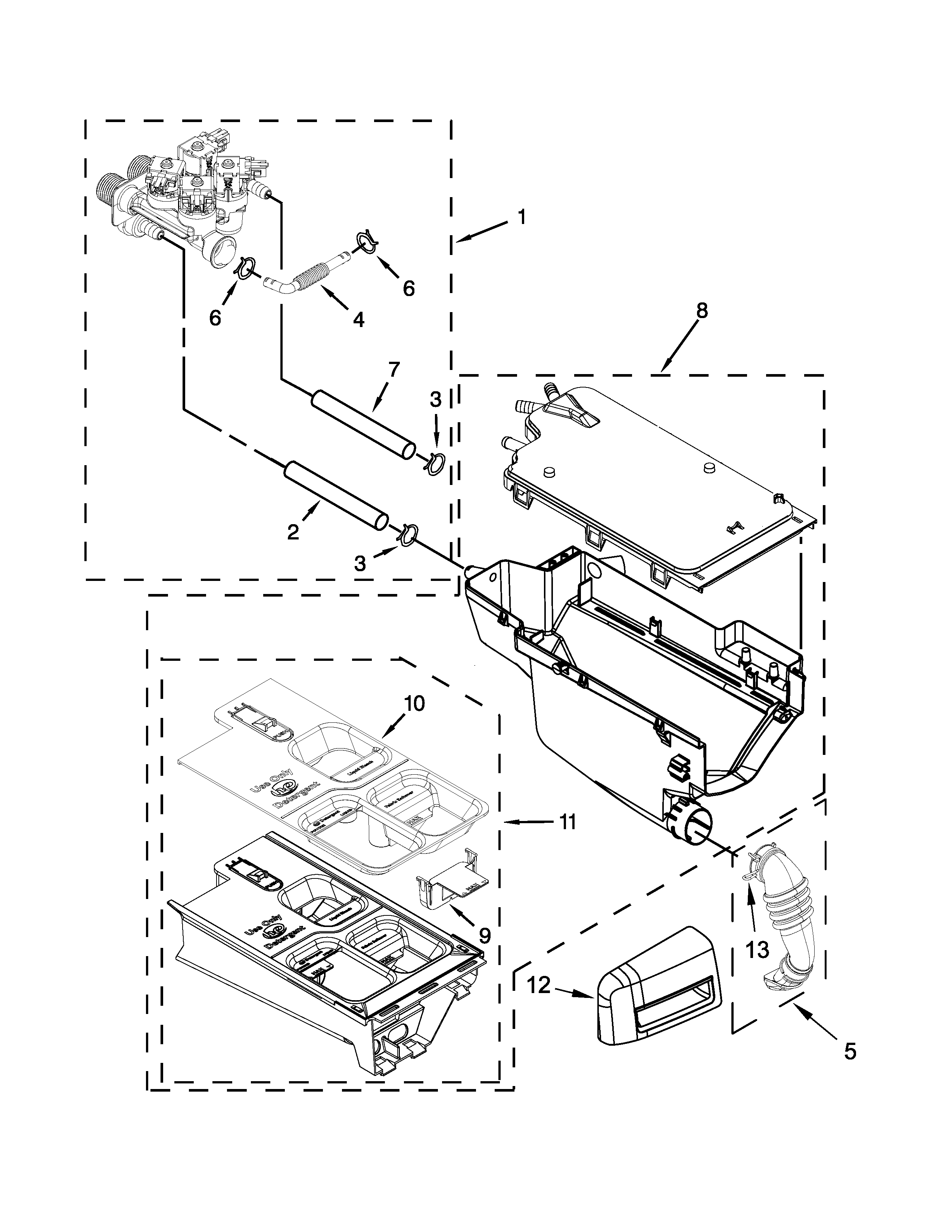 DISPENSER PARTS