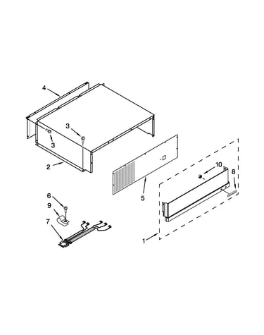 Top grille and unit cover parts