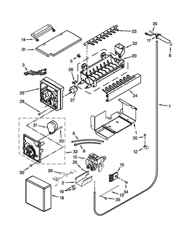 Ice maker parts