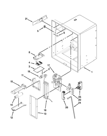 Refrigerator liner parts