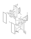Refrigerator door parts