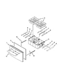 Freezer door parts