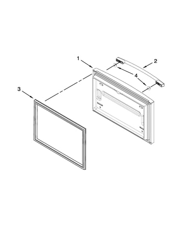 Freezer door parts