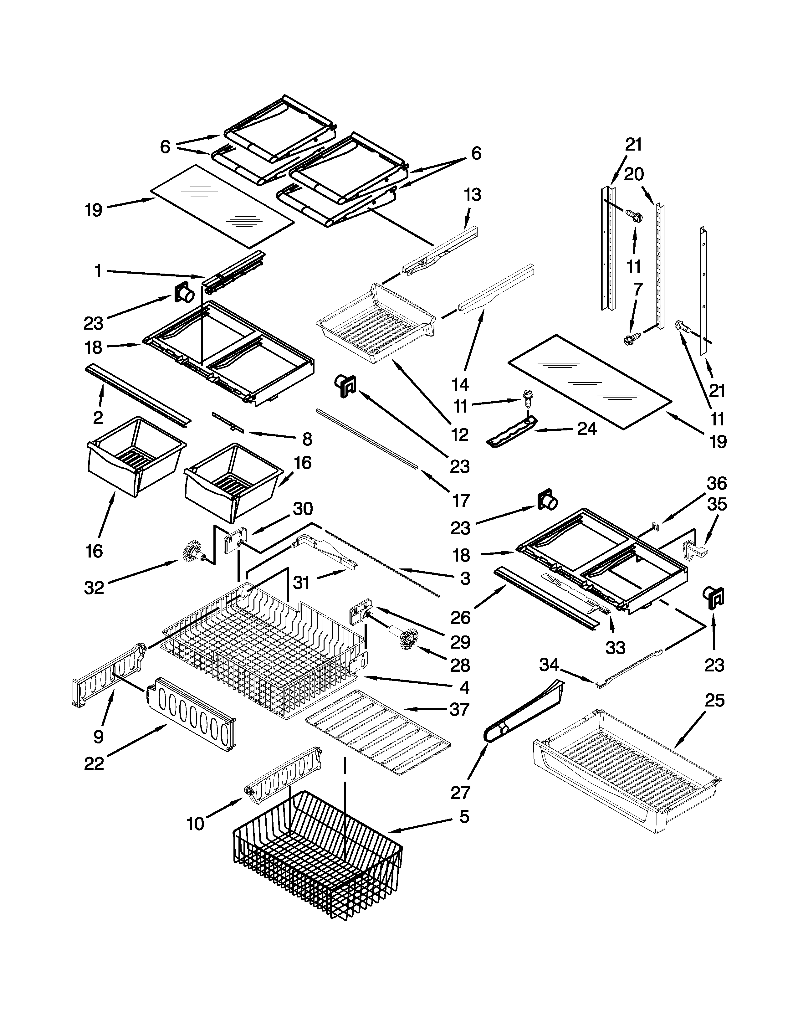 SHELF PARTS