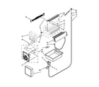 Whirlpool GX5FHTXVY07 icemaker parts diagram