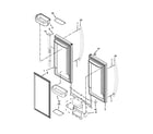 KitchenAid KBFS22EWBL5 refrigerator door parts diagram