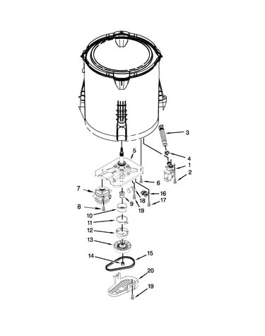 Gearcase, motor and pump parts