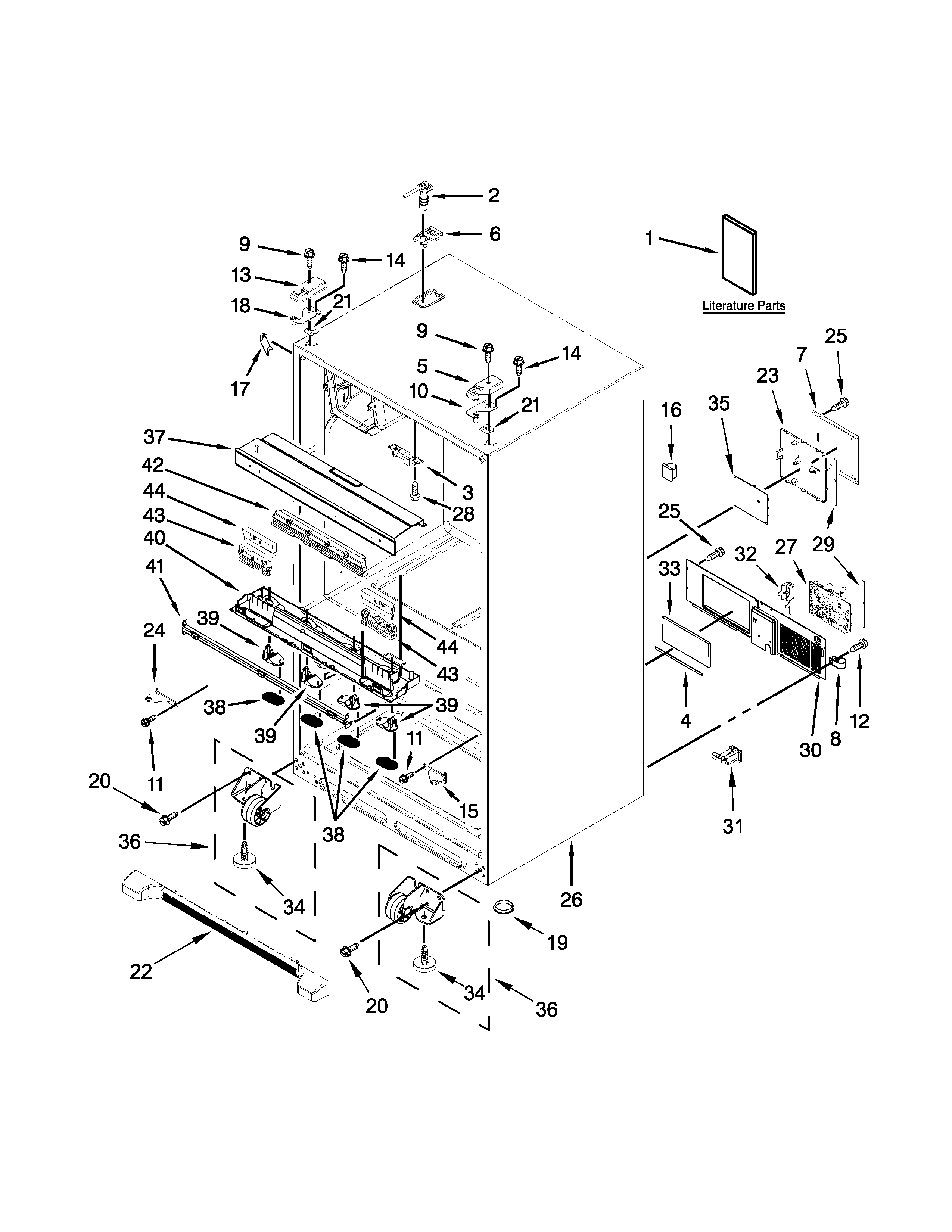 Cabinet parts