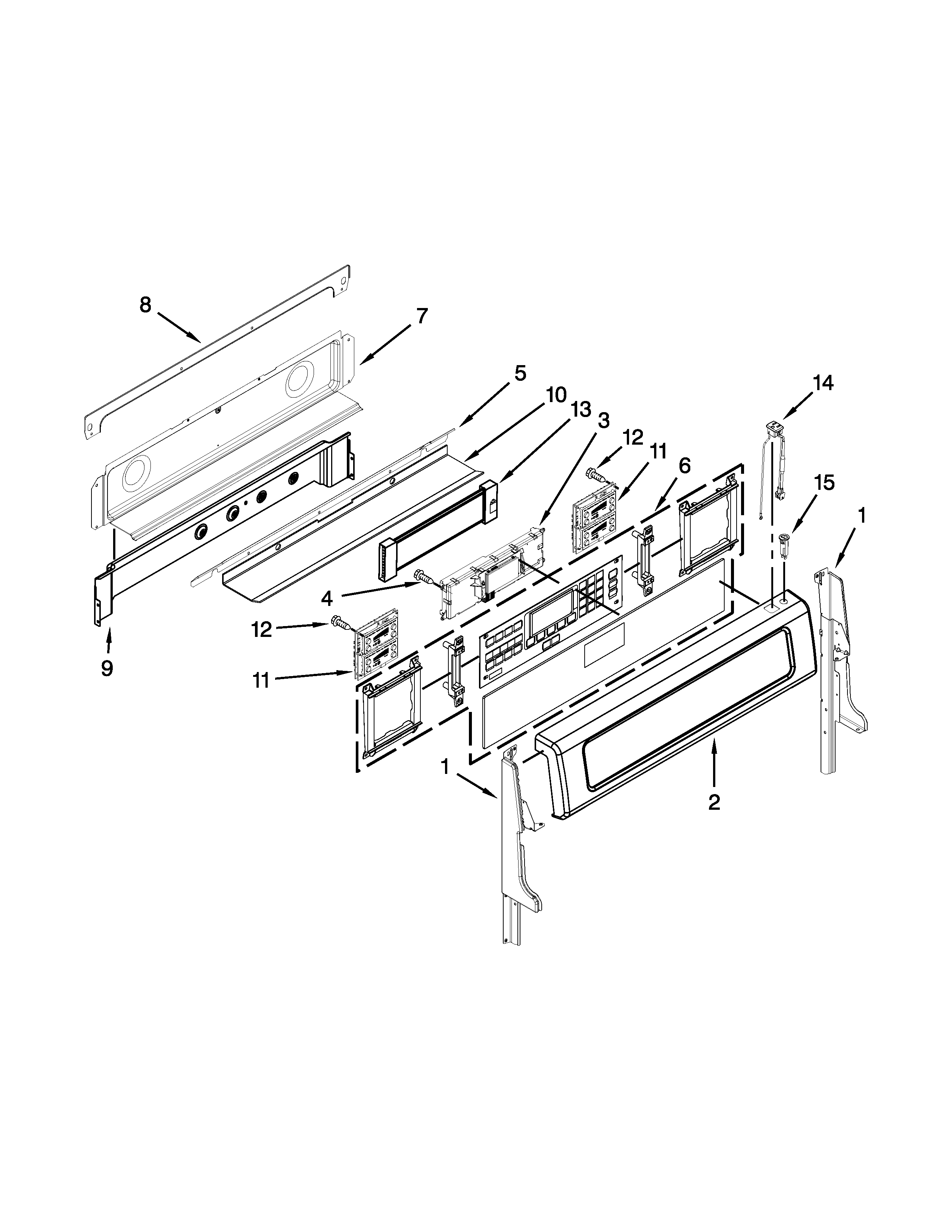 Control panel parts