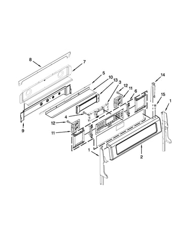 Control panel parts