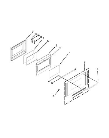 Lower door parts