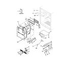 KitchenAid KUWR304CSS00 cabinet parts diagram