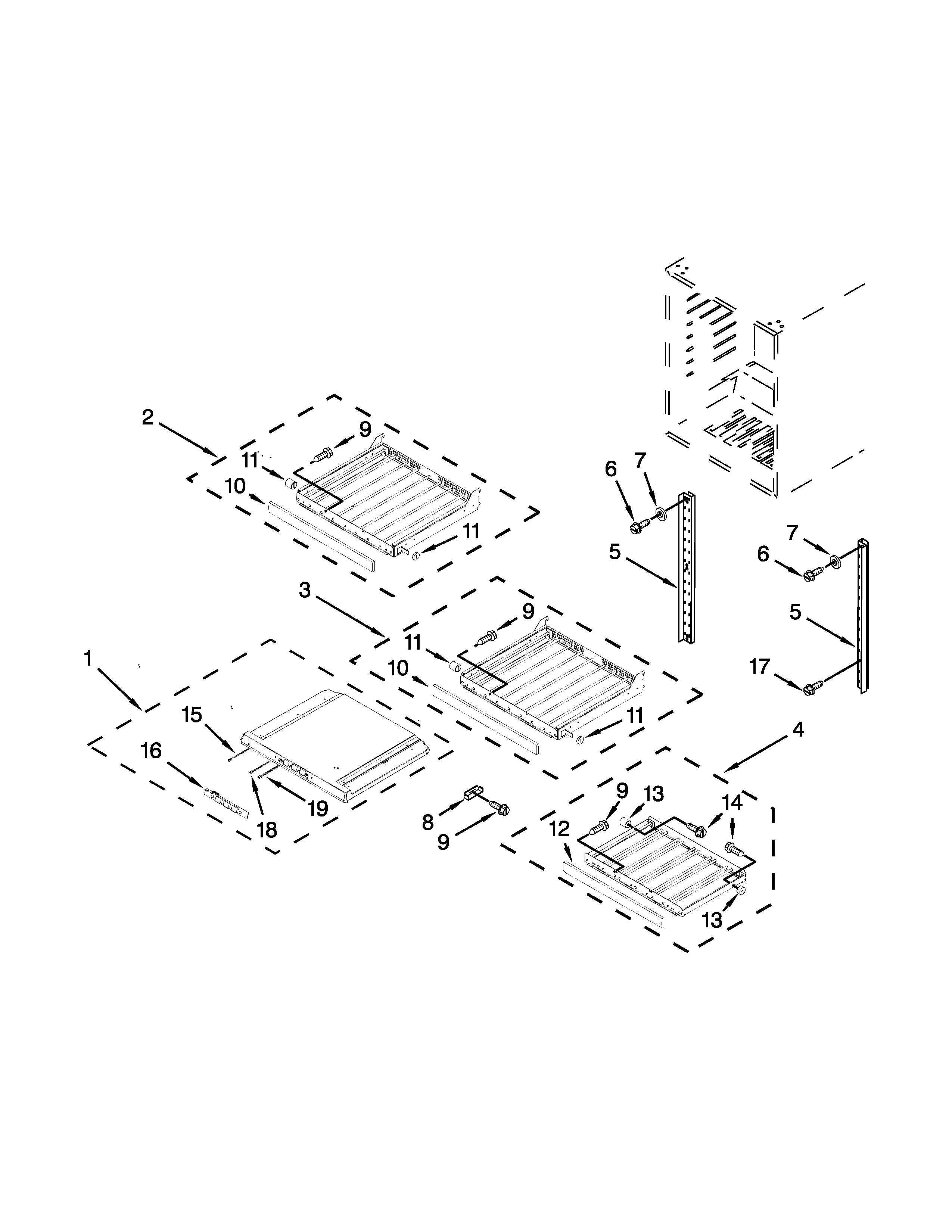 Shelf parts