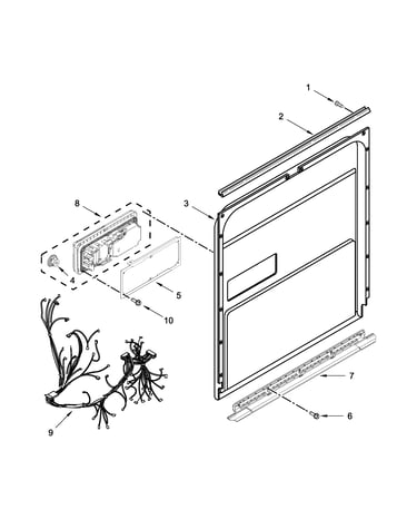 Inner door parts