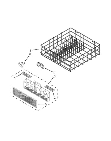 Lower rack parts