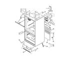 Maytag MFT2771XEW0 cabinet parts diagram