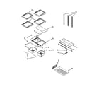 Maytag MFT2771XEM0 shelf parts diagram